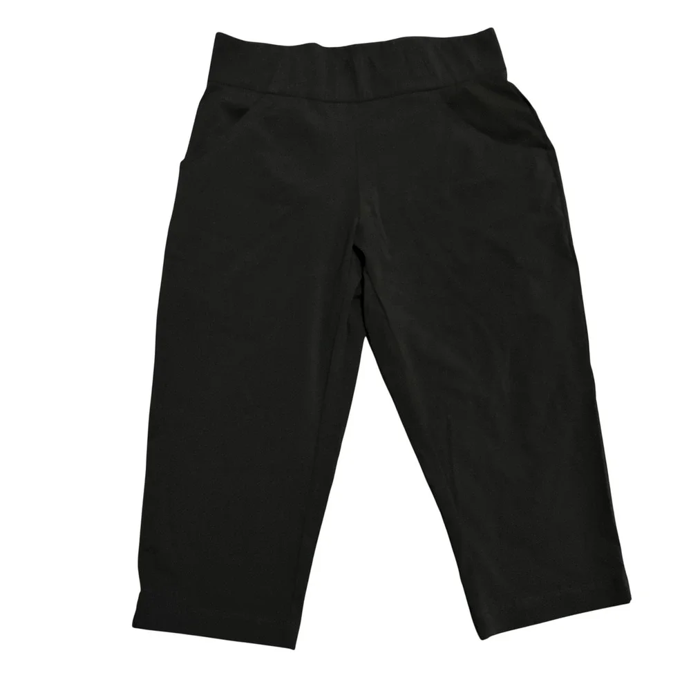 Columbia Women's Capri Pants Black Stretch Size‎ S Hiking Gorpcore Casual Travel
